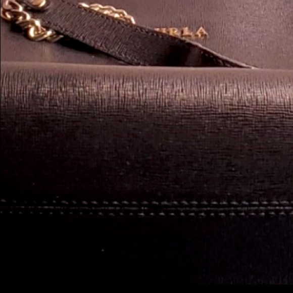 Furla Saffiano Leather Onyx Julia Shoulder Tote Bag - Picture 4 of 7